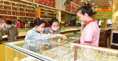 Giá vàng tăng lên mức gần 59 triệu đồng/lượng
