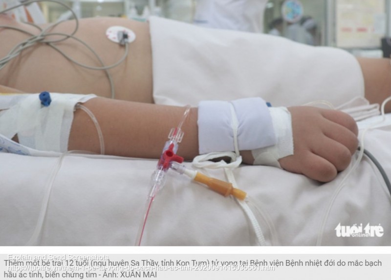 Bệnh nhi 12 tuổi ở huyện Sa Thầy   Kon Tum tử vong vì bạch hầu ác tính