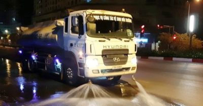 Hà Nội chi 114 tỷ đồng rửa đường dịp nắng nóng