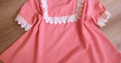 5 bước biến áo cũ của mẹ thành váy xinh cho bé