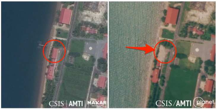Campuchia phá hủy cơ cở do Mỹ xây dựng trong căn cứ hải quân