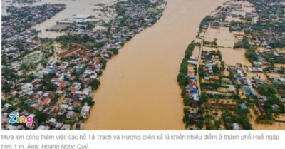 18 người chết, 14 người mất tích do mưa bão miền Trung