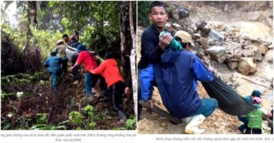 Chồng đi giúp dân khắc phục bão lũ, vợ ‘lội’ rừng 8 tiếng nhận hàng cứu trợ bị sẩy thai