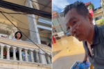 Người cha bơi suốt 4 tiếng giữa nước lũ để tiếp tế cho con gái bị cô lập